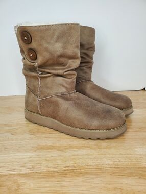Skechers Keepsakes 2.0 Boots Womens Size 8 Brown 44613